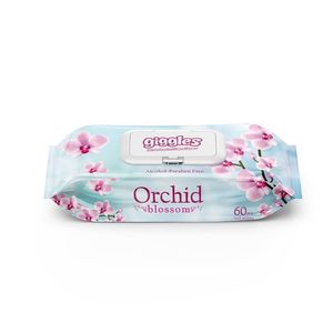 Giggles Wet Wipes Orchid 60 pcs